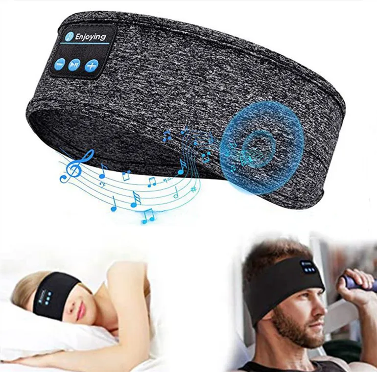 

Sleeping Eye Mask Bluetooth Headphones Wireless Bluetooth Music Travel Handsfree Sleeping Mask with Built-in Speakers Microphone