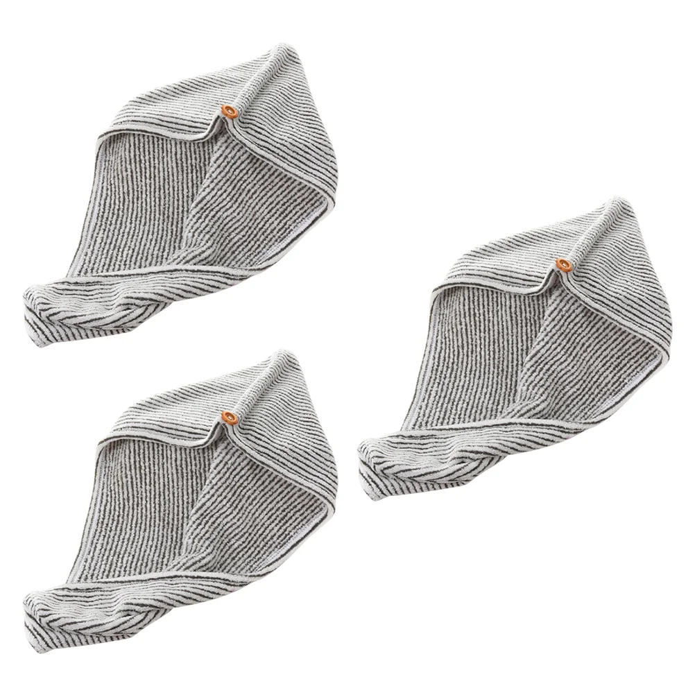 

3 PCS Absorbent Towels Hair Accessories Towel Turban Hair Cap Hair Drying Towel Towel Turban Microfiber Hair Towel