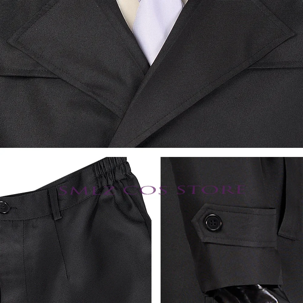 Аниме Рорщ Косплей Уолтер Койacs Униформа Костюм для Reggie Long Outift Хэллоуин Игровой