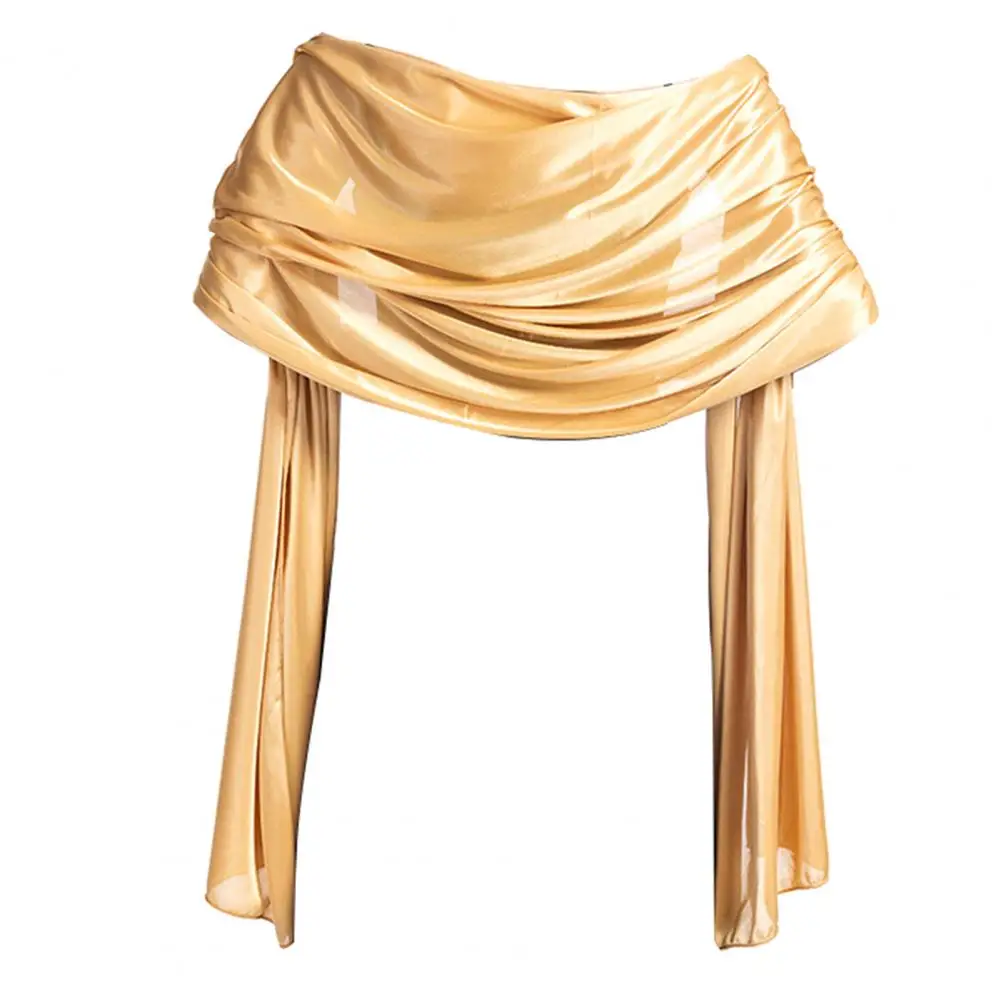 

Golden Scarf Women Party Stoles Lurex Shimmer Hijabs for Women Shiny Golden Shawl Paschmina Muslim Hijab Women's Scarves