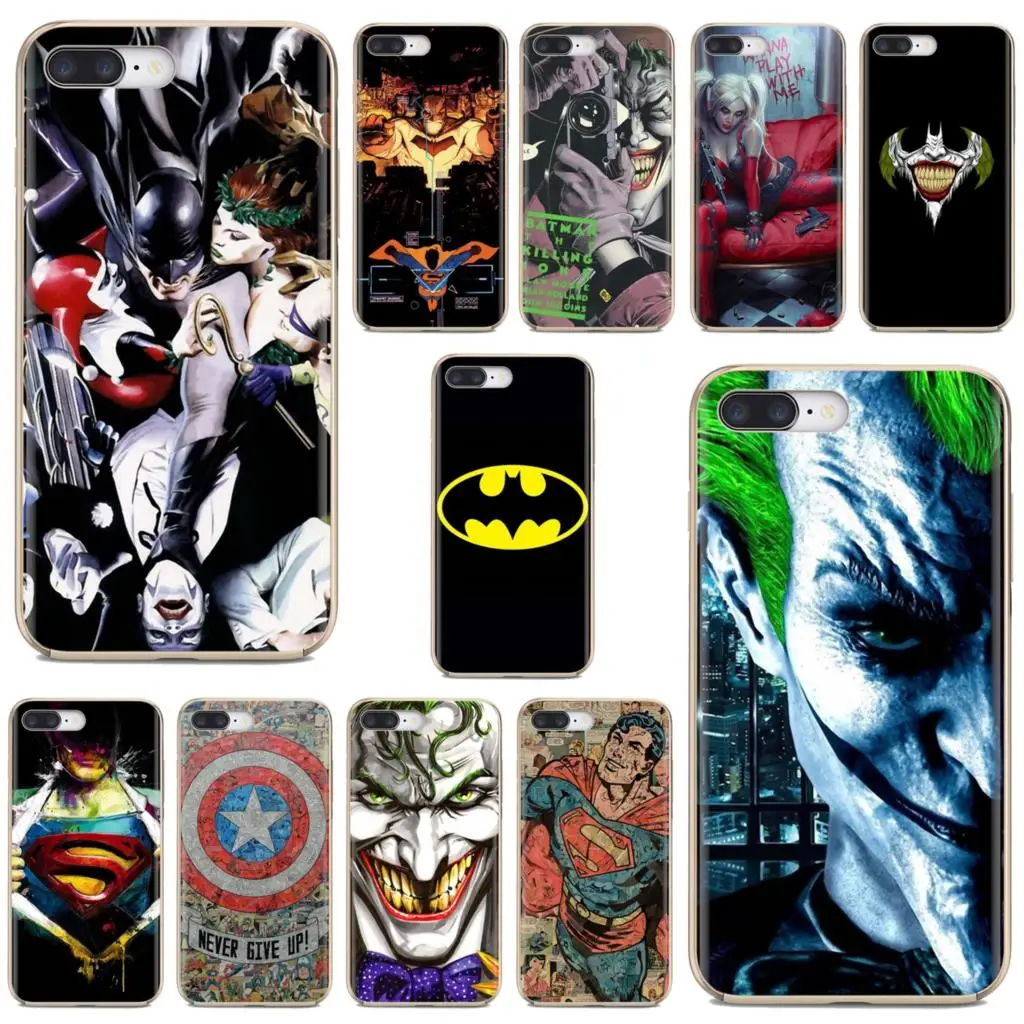 

Hot Sale superman batman joker For iPhone 10 11 12 13 Mini Pro 4S 5S SE 5C 6 6S 7 8 X XR XS Plus Max 2020 Soft Cover Bag