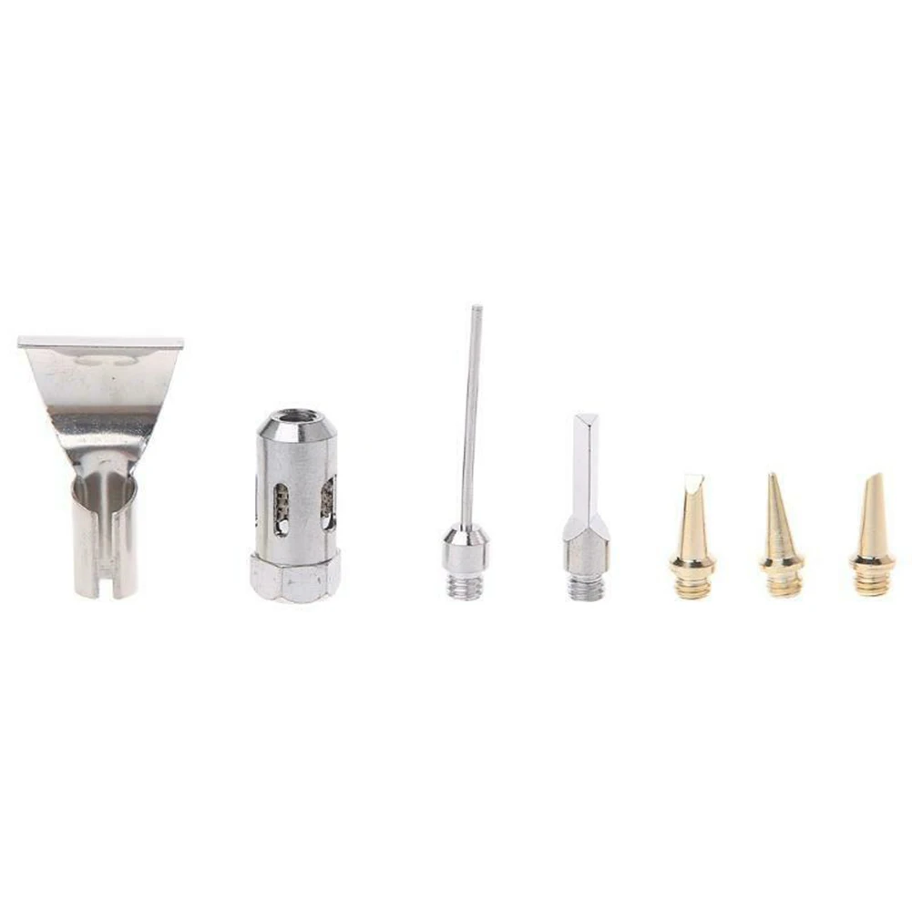 

7Pcs/Set Soldering Iron Tips Set Scraper For HS-1115K Electric Blow Torch Tool Wireless Portable Welding Supplies