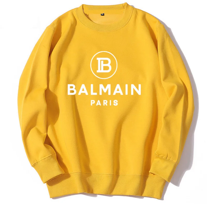 

new brand top women Men's sweatshirt hoodie letter print round neck sweater fashion hip hop y2k pullover shoulder with buttons