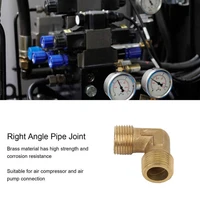 air compressor fittings brass 16 5mm male thread check valve elbow coupler air compressor valve connector