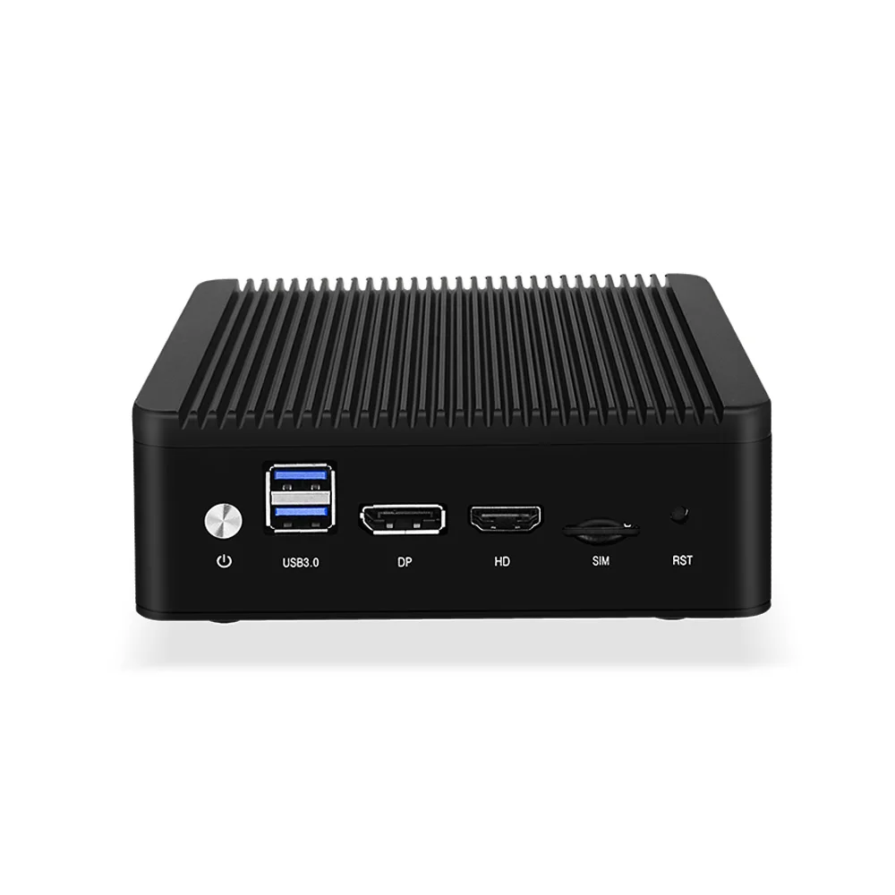 Fanless Soft Router Intel Celeron J4125/N4000 Mini PC Quad Core 4xIntel I225 2.5G LAN PfSense Firewall Appliance ESXI AES-NI VPN images - 6