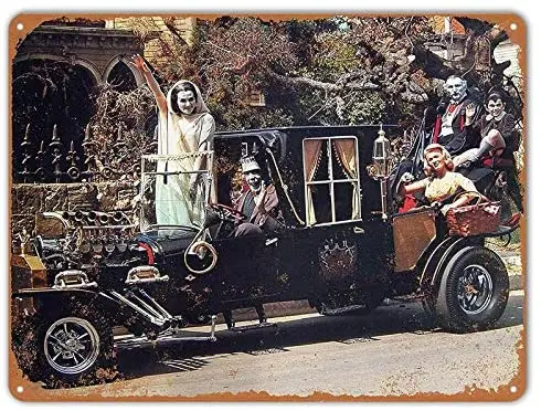 

Metal Sign Munsters Koach Comic Vintage Decorative Tin Sign Home Wall Decor 12 x 16 inches