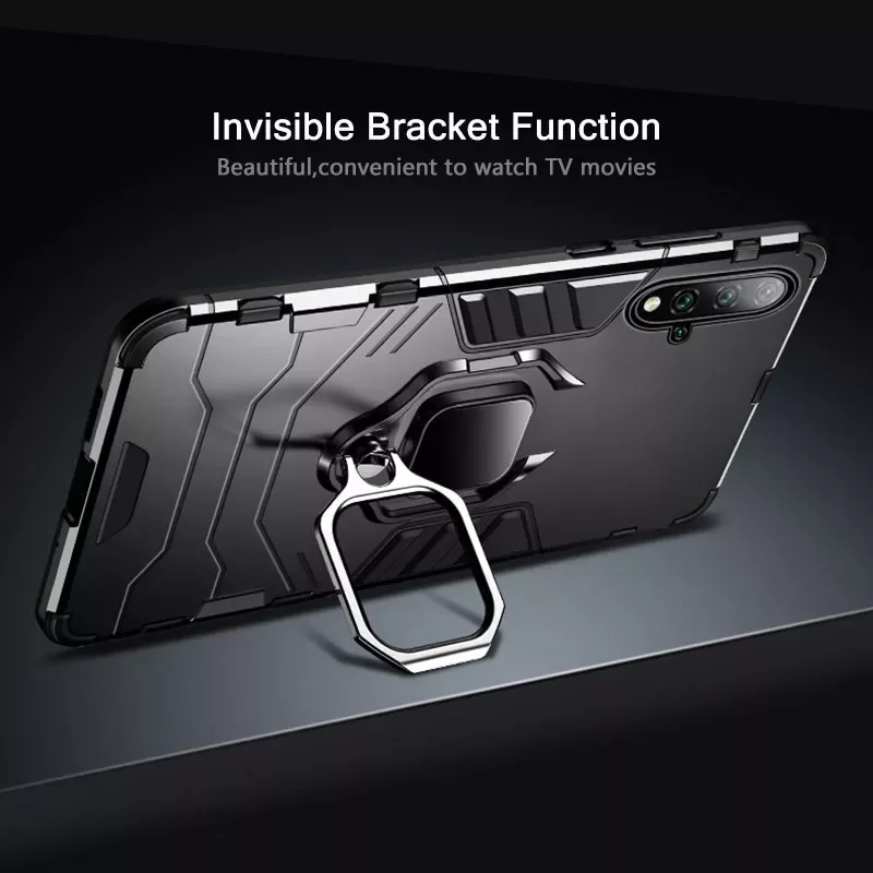 

Case For Huawei P40 Lite P30 Pro P smart Z 2021 Y5 Y6 Y7 Y9 Prime 2019 Honor 8X 9X X10 Lite Armor Protect Ring Cover