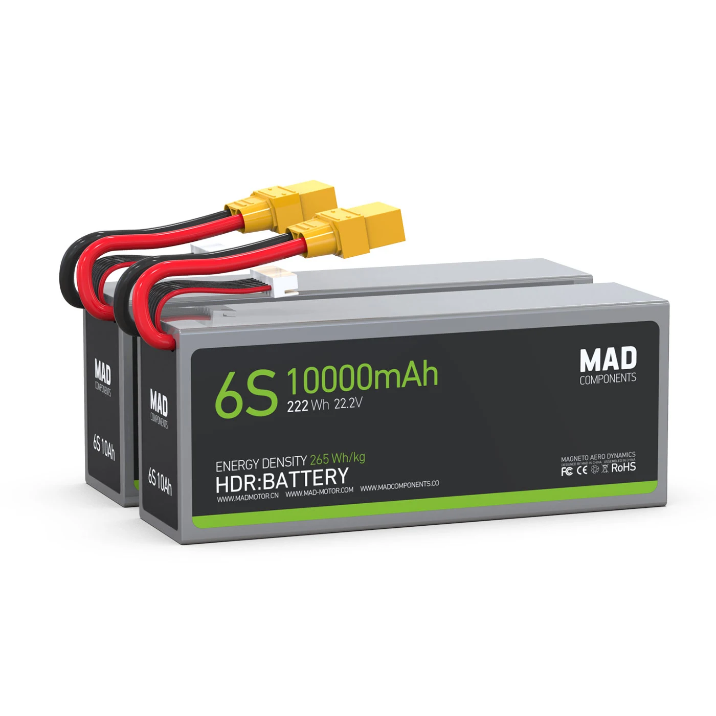 

6S 10Ah High Power Density Light Weight Drone Solid State Lithium Battery