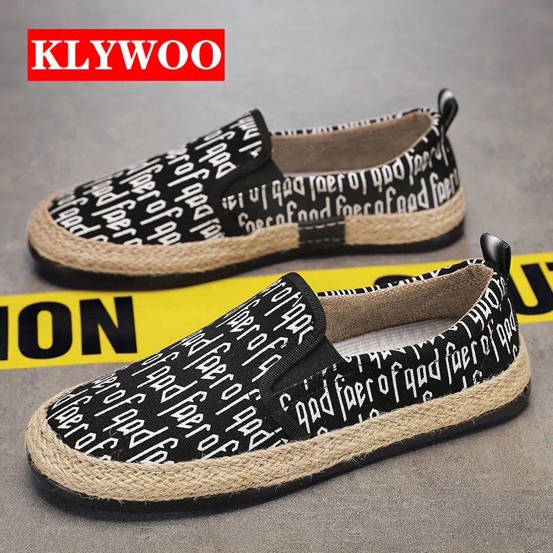 

Эспадрильи мужские холщовые, повседневная обувь, Мокасины, обувь для вождения