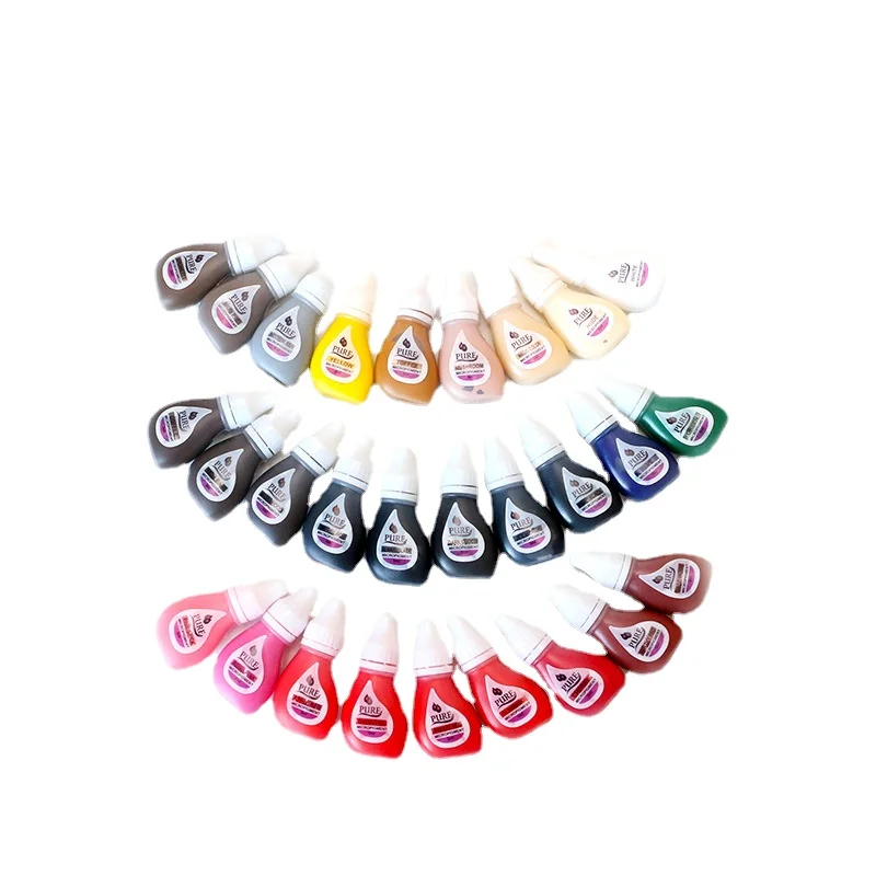 

3ml Mixing Tattoo Ink Semi Permanent Natural Plant Pigment Makeup Professional Tattoos Ink Pigment for Body Art Paint