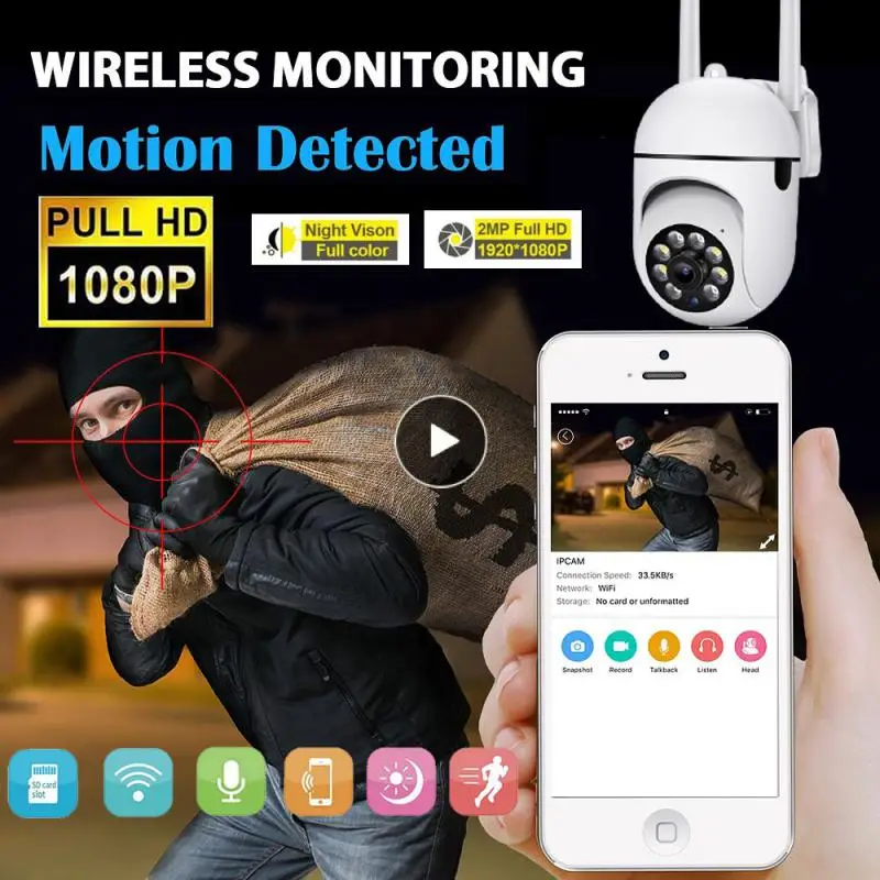 

Baby Monitor Camera Indoor Wifi Security Camera Infrared Night Cctv 1080p Wifi Ip Camera Security Protection