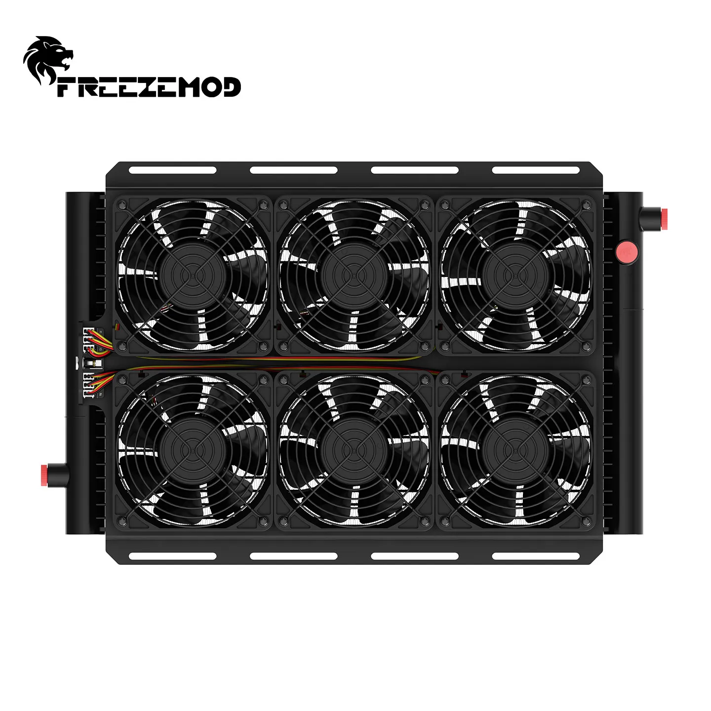 Фото FREEZEMOD SR-LP22-720 Алюминиевый радиатор водяного охлаждения с усиленными ребрами, устойчивый к высокому давлению, 720 мм, для ПК, жидкостный теплообменник №1