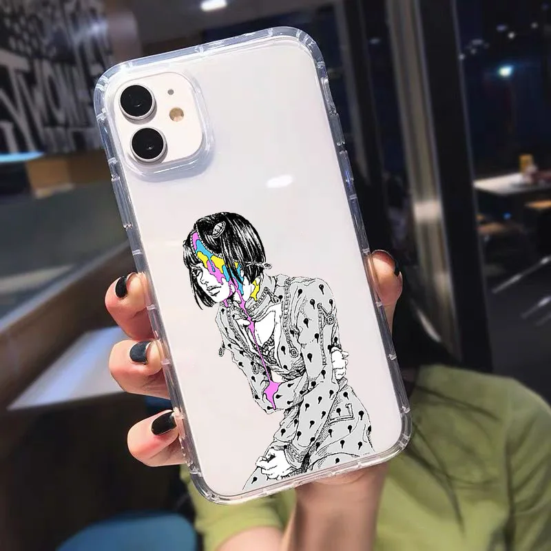 Чехол для Телефона IPhone 12 мультяшный мягкий чехол 11 Pro Max 13 14 6s 7 8 Plus X XR XS с аниме