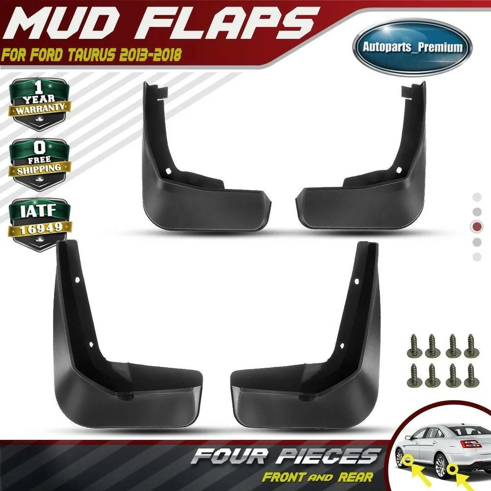 

4PCS Splash Guards Mud Flaps Mudguards for Ford Taurus 2013-2017 Front & Rear