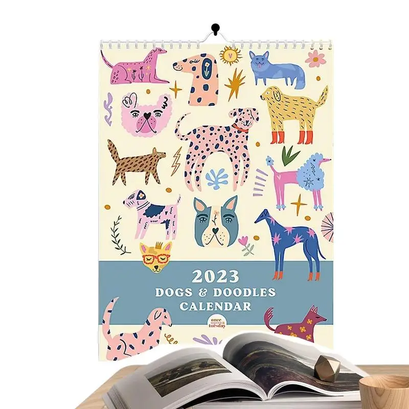 

2024 Funny Dog Wall Calendar Unique Calendar Gift For Friends Family Neighbors Coworkers Relatives Loved Ones