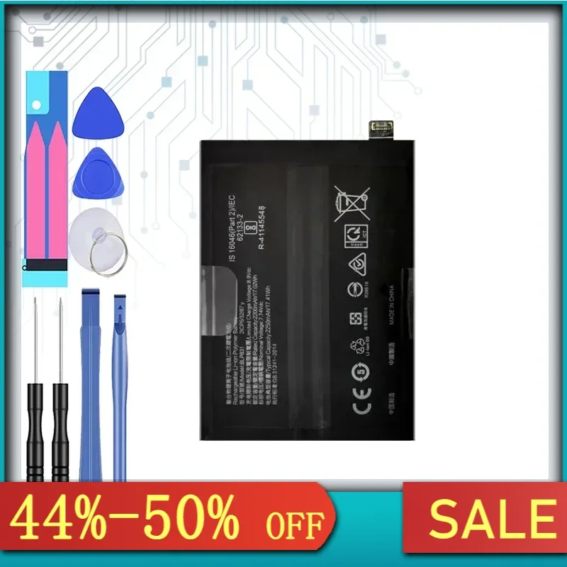 Портативный аккумулятор BLP831 4500 мАч для Oppo Find X3 Pro X3Pro CPH2173 PEEM00