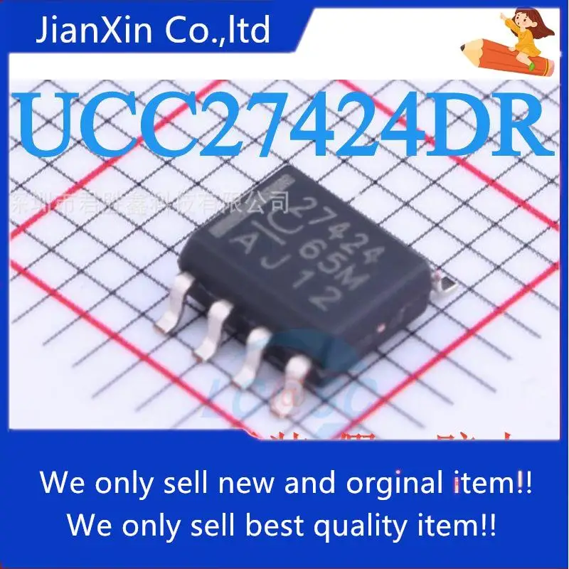 

10pcs 100% orginal new UCC27424DR UCC27424 27424 SOP8
