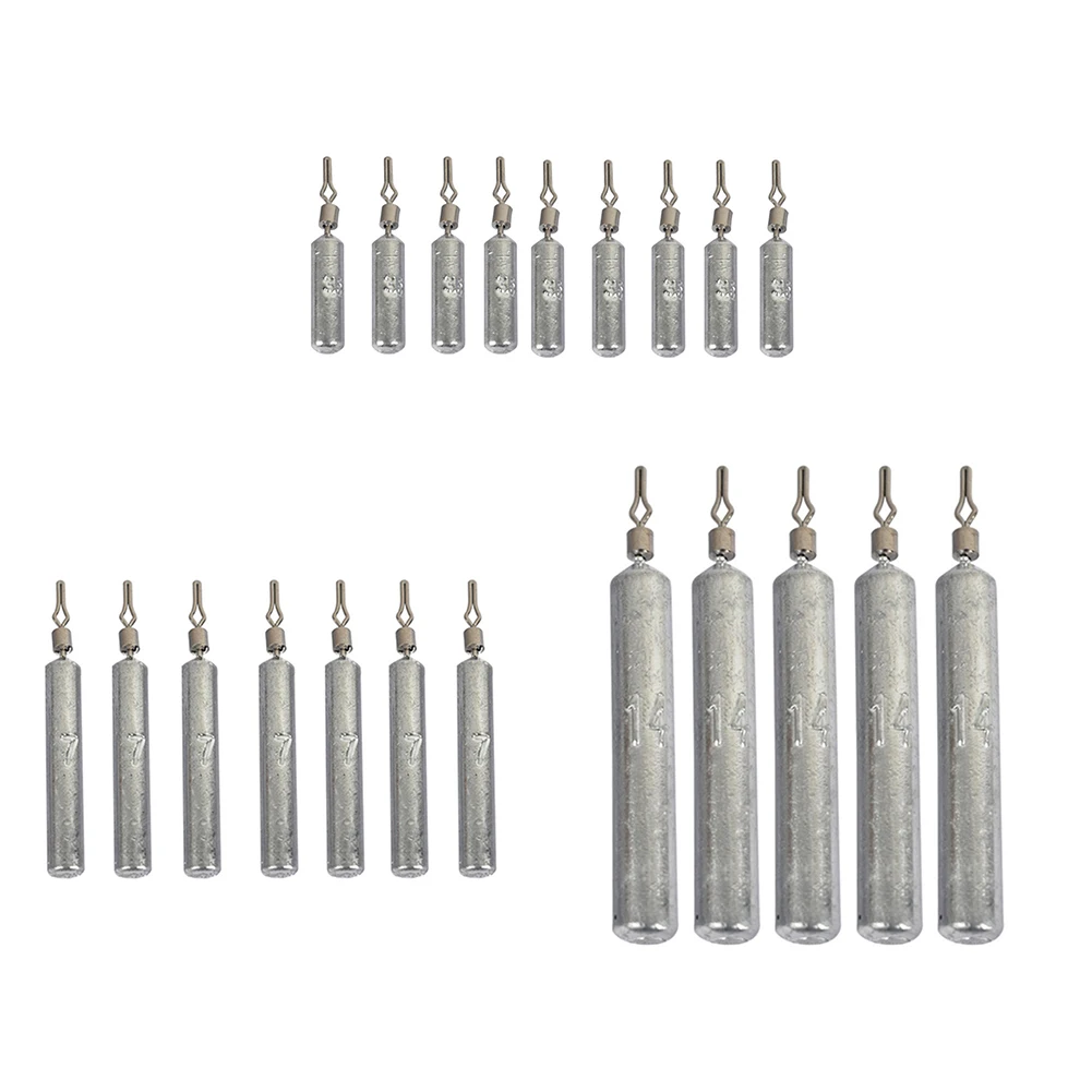 

9/7/5 шт., свинцовые грузики для рыбалки