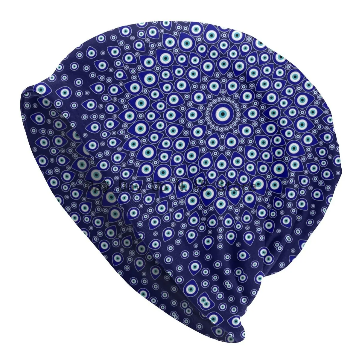 

Turkish Evil Eye Circular Beanies Caps For Men Women Street Winter Warm Knitting Hat Adult Nazar Tribes Amulet Bonnet Hats