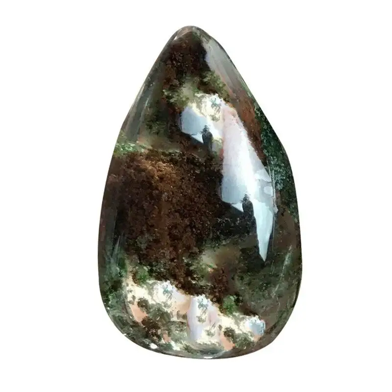 

Random Natural Ghost Phantom Quartz Crystal Stone Gem Specimen Healing Stone Pendant Random Color