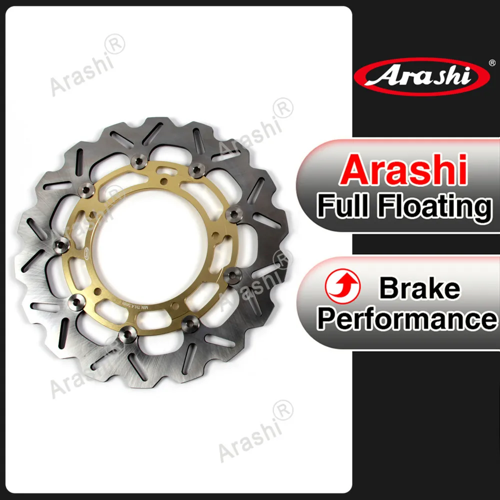 

Arashi 1PCS CNC Floating Front Brake Disk Disc Rotors For YAMAHA YZF-R6 YZFR6 YZFR1 YZF-R1 YZF R6 R1/ FAZER 8 /FAZER 8 ABS 800