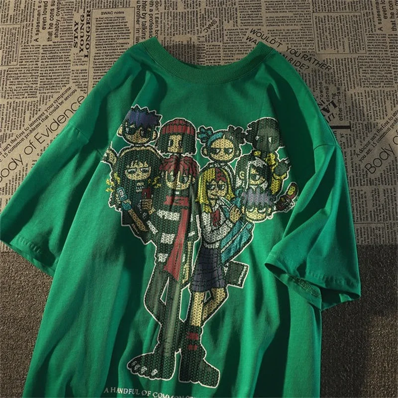 

Футболка женская с коротким рукавом и принтом, 100% хлопок