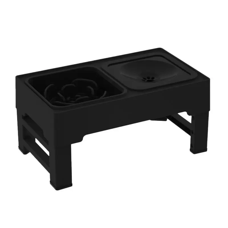 

Raised Dog Bowl Elevated Dog Bowls Adjustable 4 Heights Raised Dog Bowls With Dog Food Bowls And Slow Food Bowls For Small