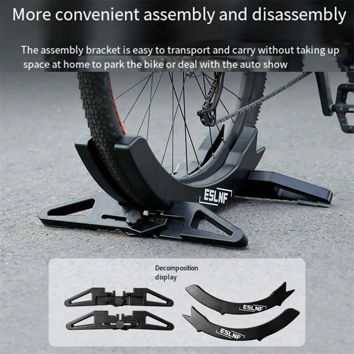 ESLNF подставка для горного велосипеда дорожный кронштейн шоссейного MTB черная