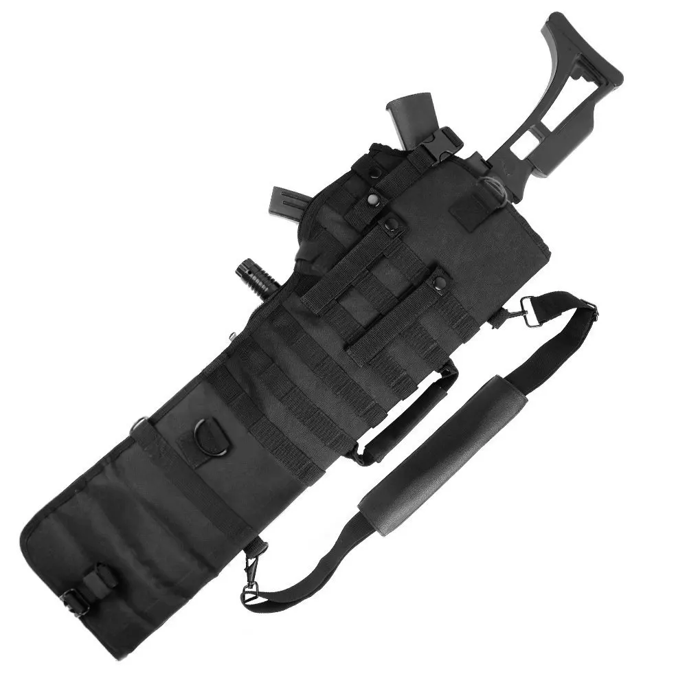Tactical Rifle Shotgun Scabbard Case 34 Inch Shotgun Shoulder Carry Bag Hunting Gun Holster Airsoft Military Army Gun Backpack