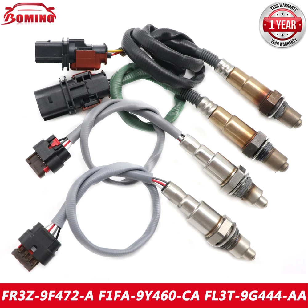 4X FR3Z-9F472-A F1FA-9Y460-CA FL3T-9G444-AA Лямбда-зонд кислорода O2 вверх и вниз для Ford 2015-2017 E1GA-9Y460-GA
