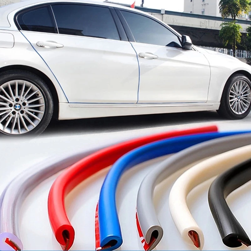 

5M Car Door Protection Edge Guards Trim Scratch Moulding Strip For K7 Kia Sportage 4 Rio 3 Ceed Jd Picanto Stonic Carens Nissan