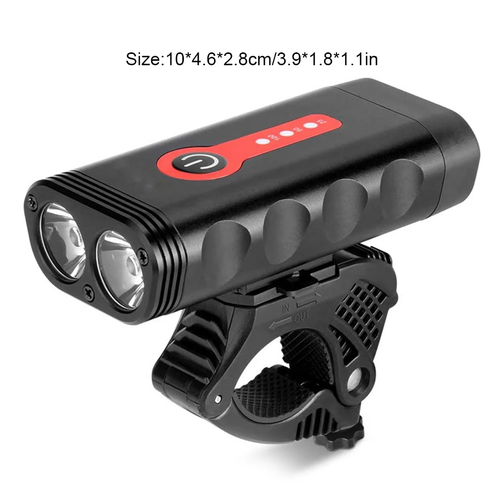 

Bike Headlight Professional Waterproof Night Reminding Lighting Device Universal USB Rechargeable Safety Handlebar Lamp