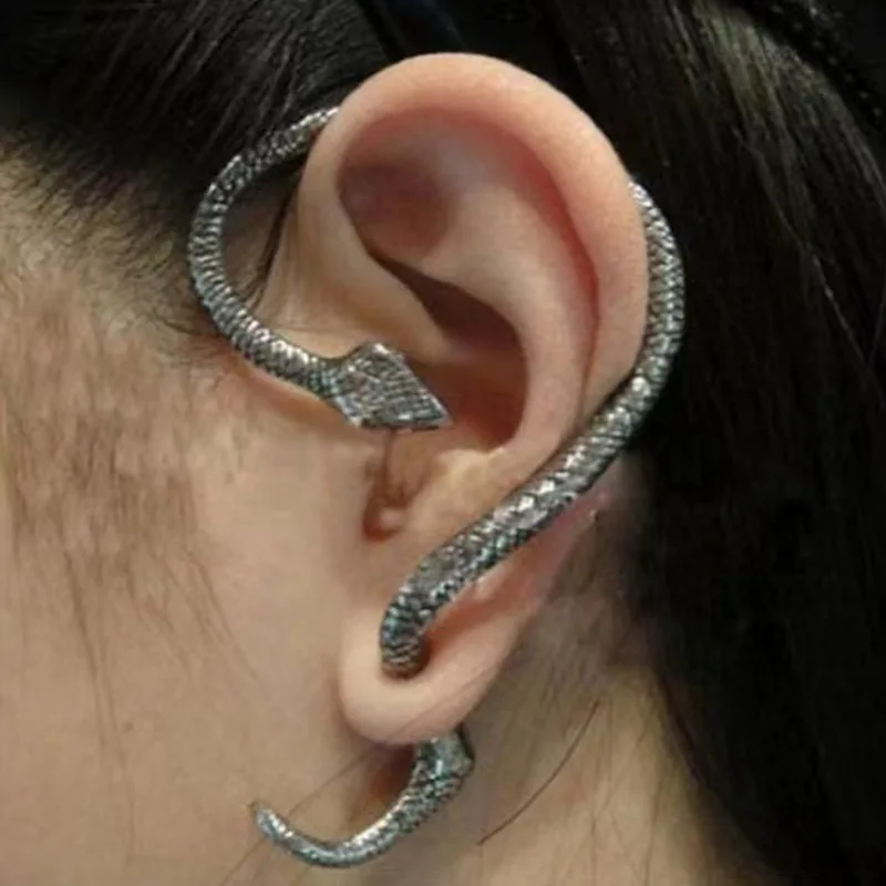 

Retro Exaggerated Snake-shaped Winding Ear Clips Fashionable Earrings jewelry earrings for women