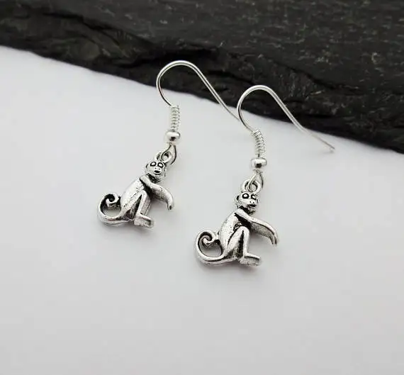 

New Products Hot Selling Fashion Trend Jewelry Simple Natural Wind Monkey Pendant Earring Jewelry