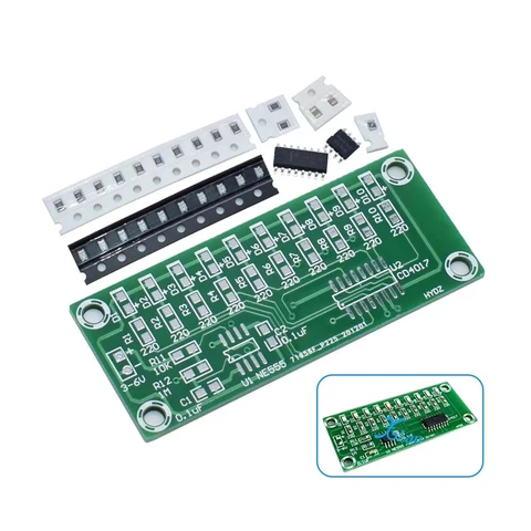 Набор для обучения сварке SMD NE555+CD4017 AEAK
