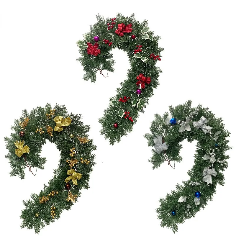 

Искусственное растение ротанга Рождественская Шифрованная сосновая игла цветной шар праздничная атмосфера интерьерное украшение