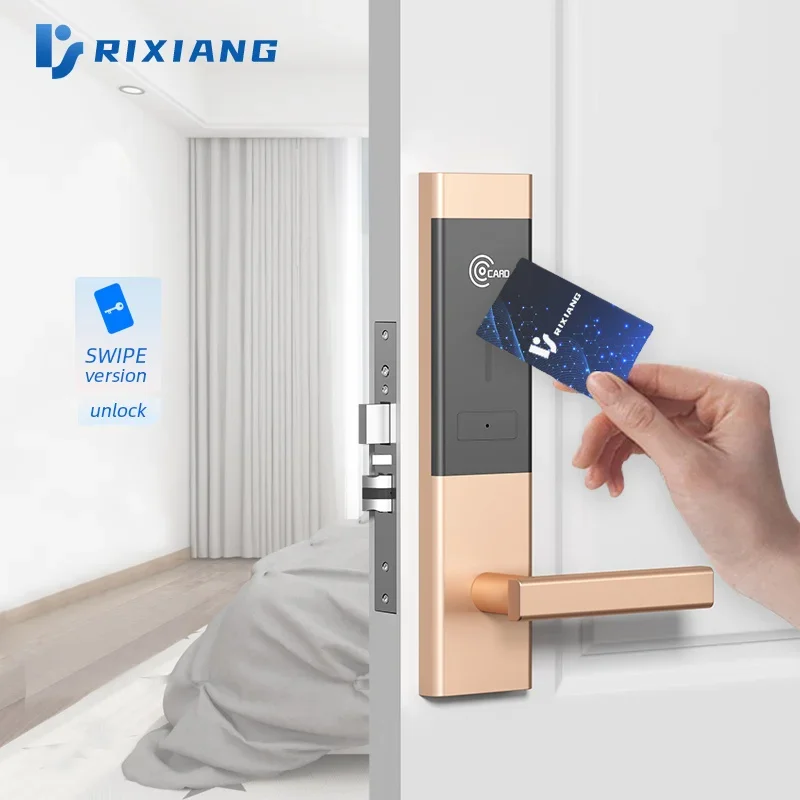 Модный электронный дверной замок RFID с программным обеспечением RF Copete Alfiler Clavija