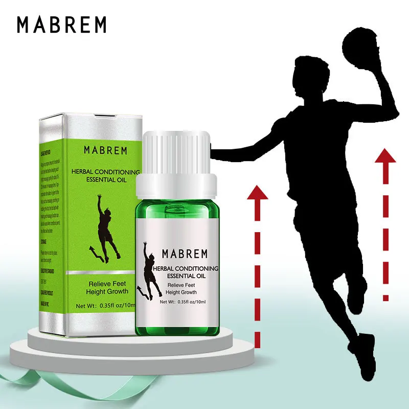 

MABREM Herbal Growth Enhancement Oil Conditioning Body Grow Taller Increase Height Soothing Foot Health Promot Bone Growth Oil