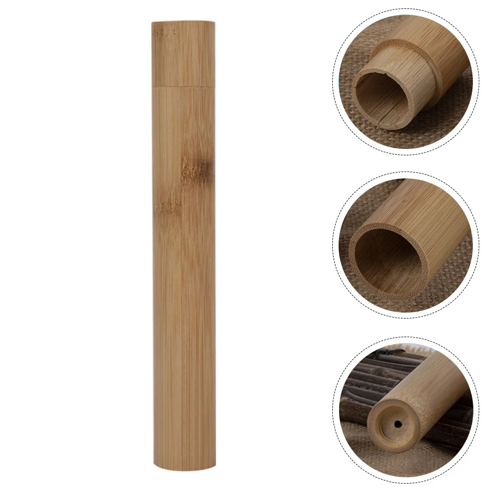 

2pcs Container Brush Case Holder Storage Box Box for Home Dorm Hotel