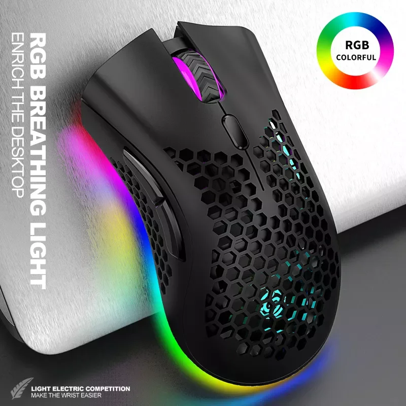 

Wireless Mouse Gamer Mouse Wirelesss RGB Rechargeable Gaming Mouse Wireless For Laptop PC Gamer Office LED Mouse Gaming