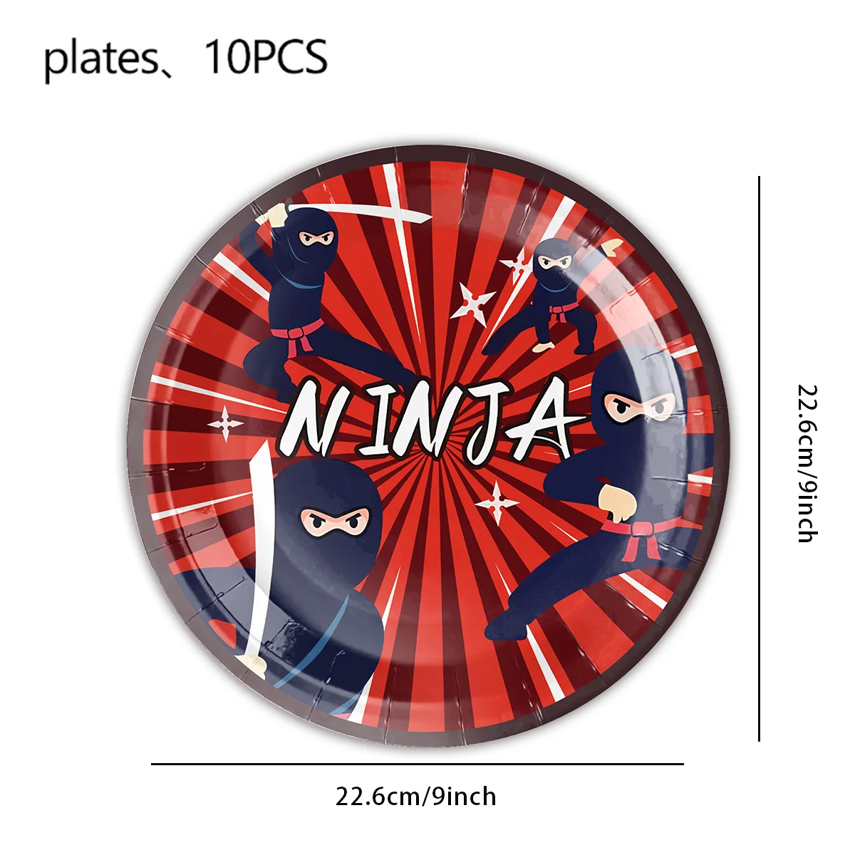 Мультфильм ниндзя вечерние украшения для дня рождения бумажная посуда тарелка
