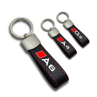 jkhnn leather car keychain with logo key rings for audi a1 a2 a3 a4 a5 a6 a7 a8 q2 q3 q4 q5 q7 q8 tt auto accessories