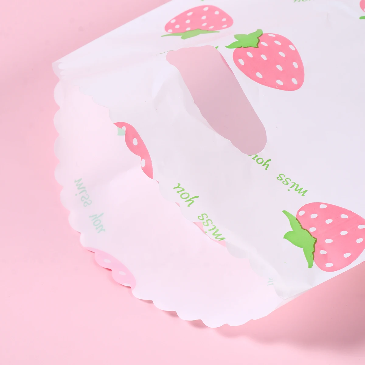 10 шт. пластиковые пакеты с рисунком клубники