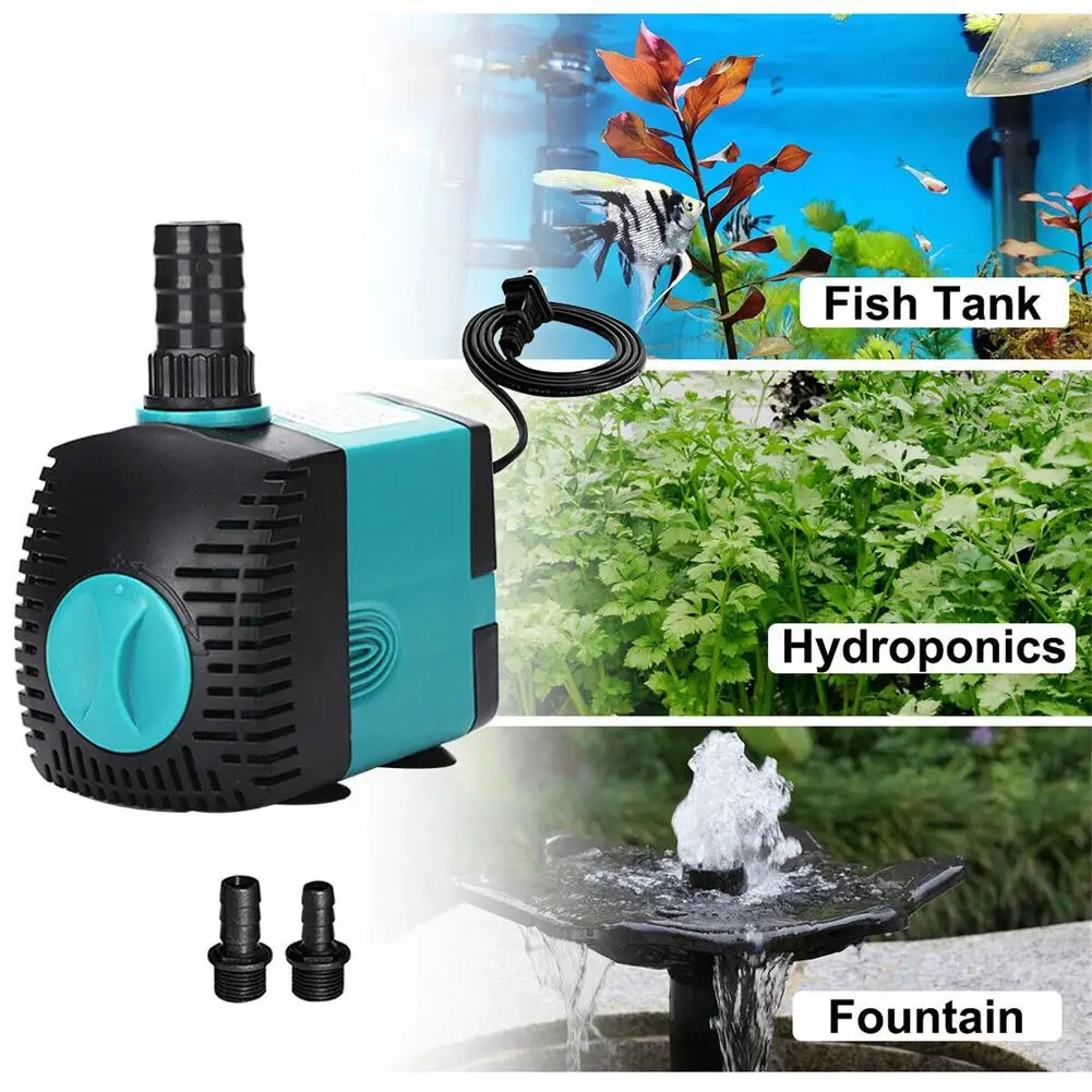 

NEW Submersible Water Pump With Nozzle Efficient Energy-saving High-performance Fountain Pump For Fish Tank Pond