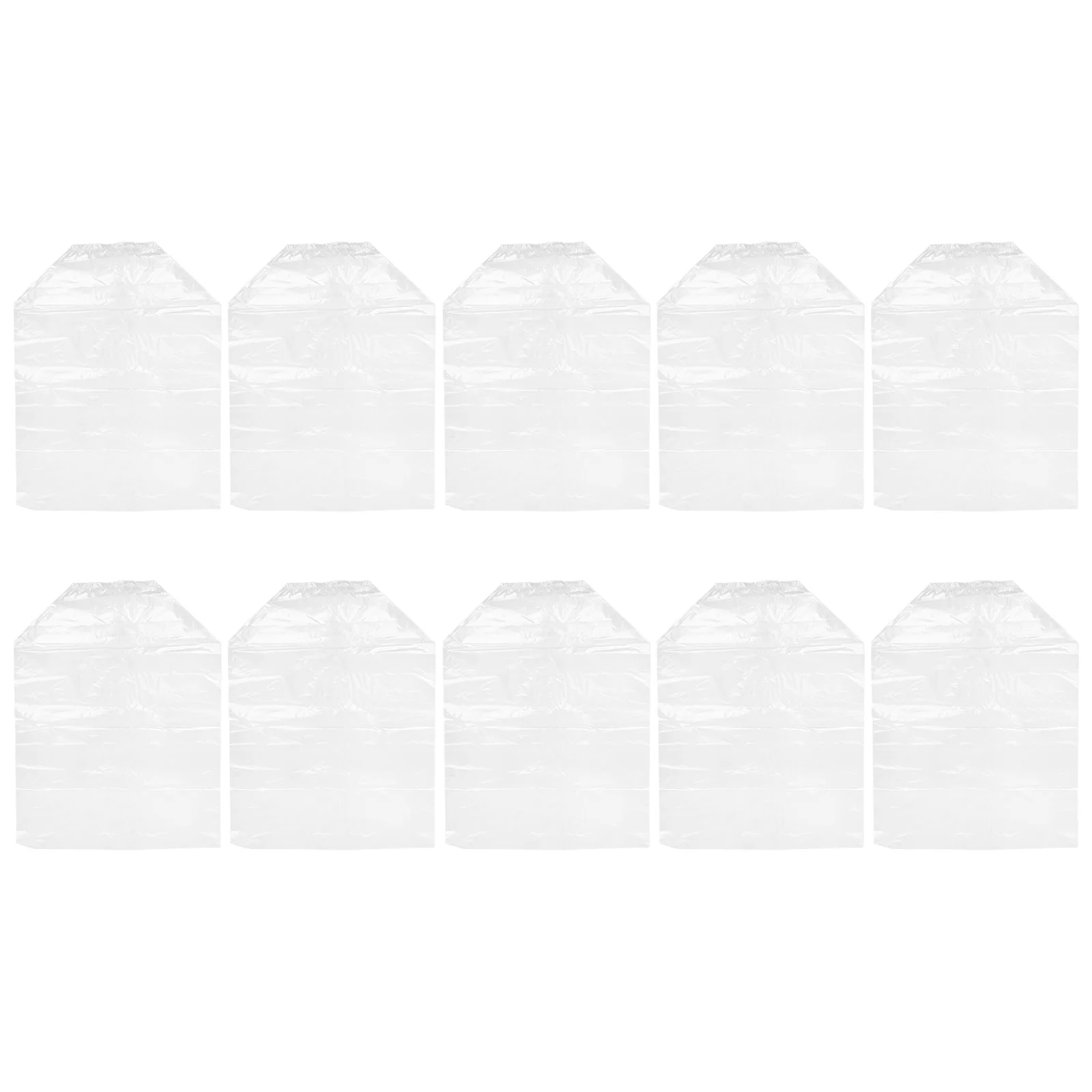 

10pcs Clear Packaging Bags Bags Leak- Proof Shipping Bags for Live Life Breathing for Transport ( 40x65x12cm )