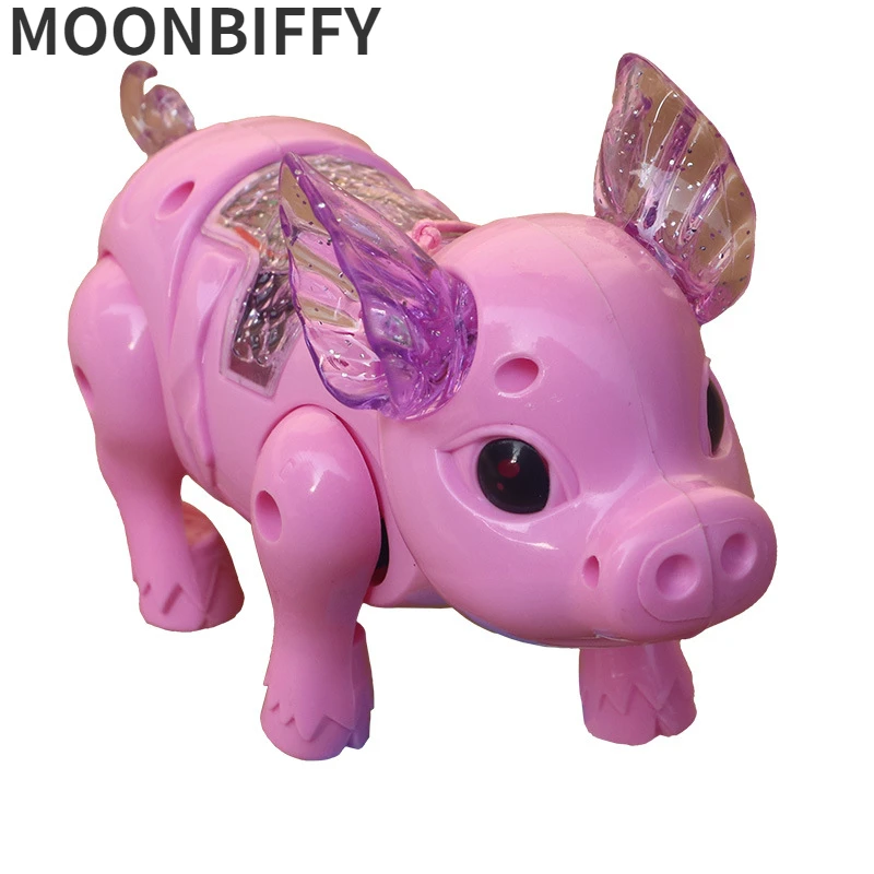 

Luminous music electric leash piggy children leash pig colorful flashing universal pig gift gift toy