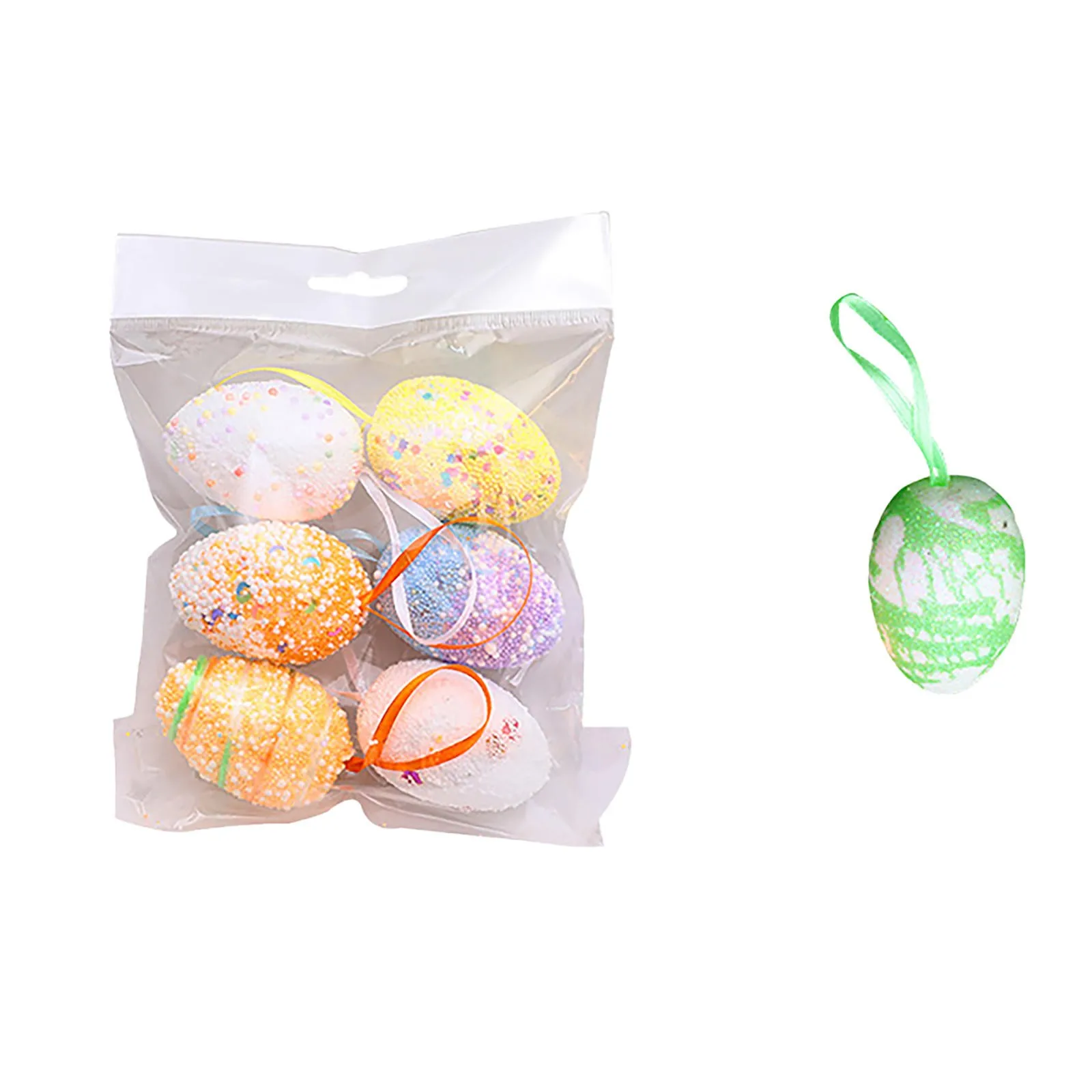 Пасхальные яйца самодельные окрашенные узоры имитация яиц праздничная сцена