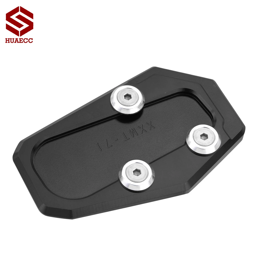 

CNC Aluminum Side Stand Enlarge Kickstand Extension Plate Pad For BMW R1200RT R1200 RT 2014-2015