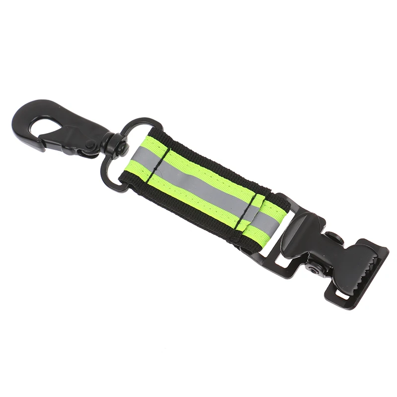 Fluorescent Green Fire Work Glove Strap Heavy-Duty Reflective Rescue Turnout Gear Clip images - 6