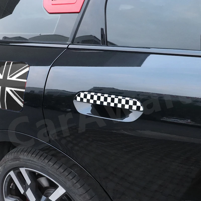 Для MINI Countryman JCW U25 J01 J05 2024 2025 Наклейка на внешнюю дверную ручку Накладка для
